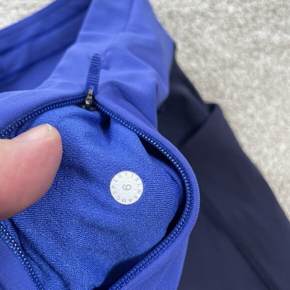 Lululemon Quick Feet Crop Women Size 6 Leggings 19" Inseam Stretch 64-18 - Picture 4 of 7